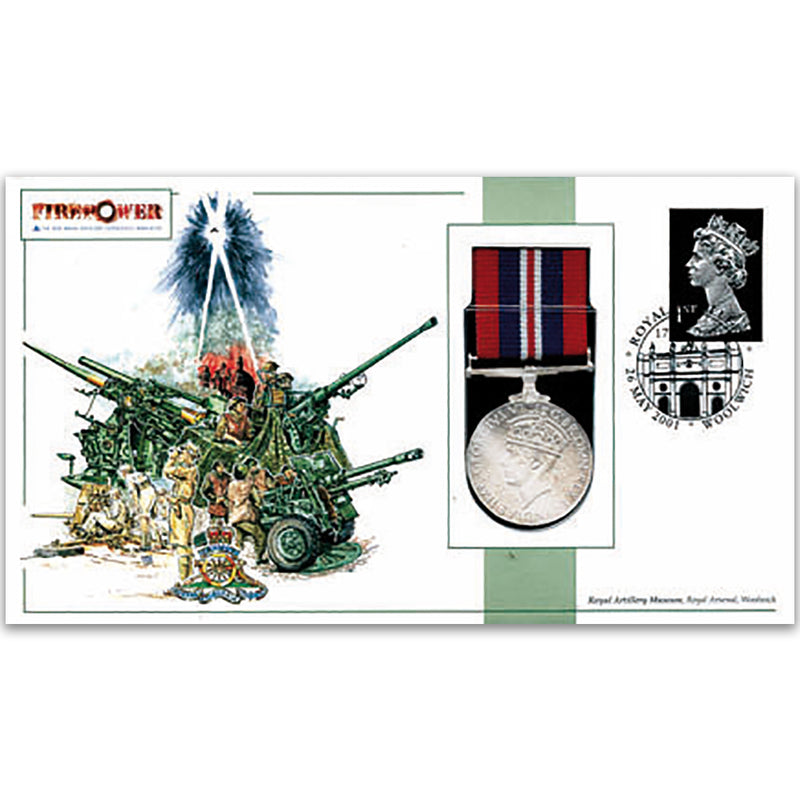 2001 'Firepower' Replica Royal Artillery Medal