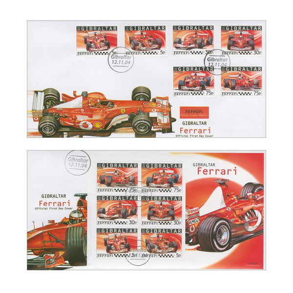 2004 Gibraltar Ferrari - Pair of Covers