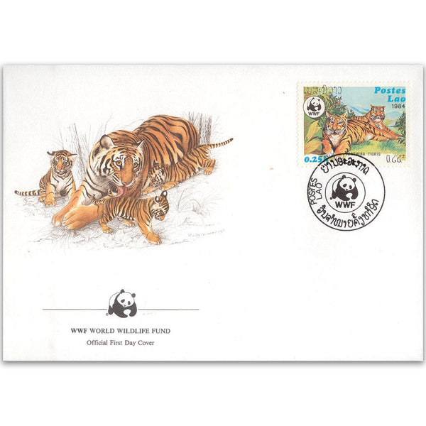 1984 Laos - Tiger WWF Cover