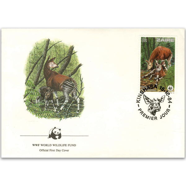 1984 Zaire - Okapi WWF Cover