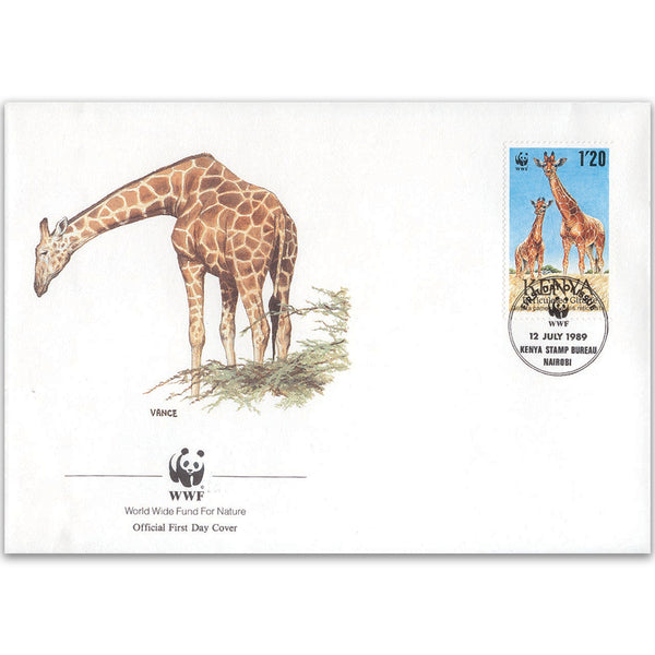 1989 Kenya - Giraffe WWF Cover