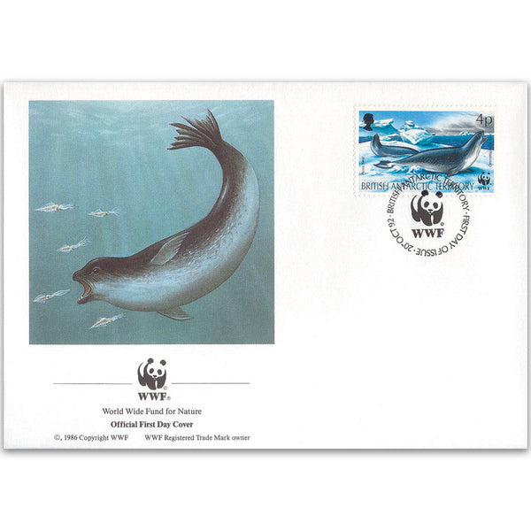 1992 British Antarctic Territory - Ross Seal WWF Cover