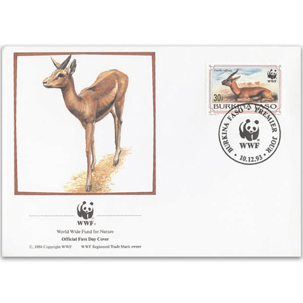 1993 Burkina Faso - Red-Fronted Gazelle